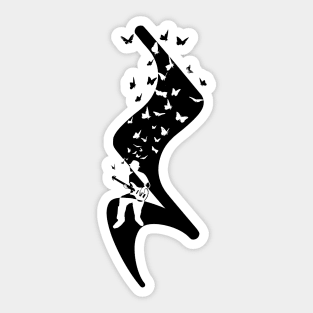 Bass Guitar-Quarter Rest Sticker